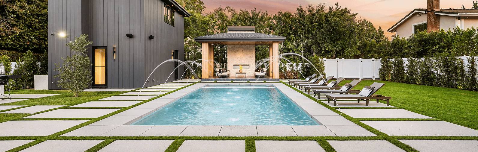 Luxury pool and outdoor living